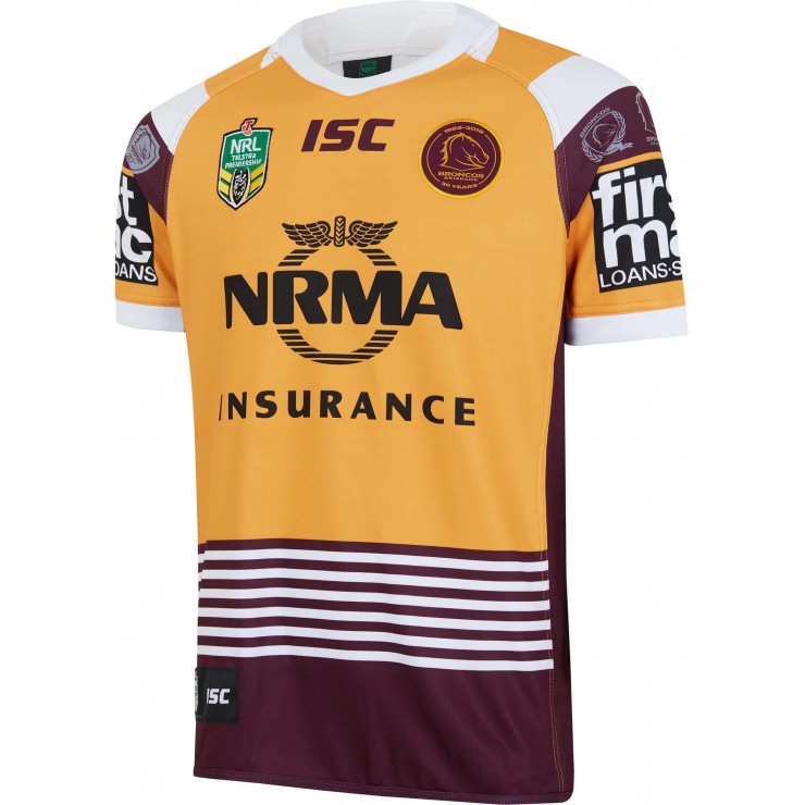 Brisbane Broncos Rugby Jersey 2018 conmemorativo