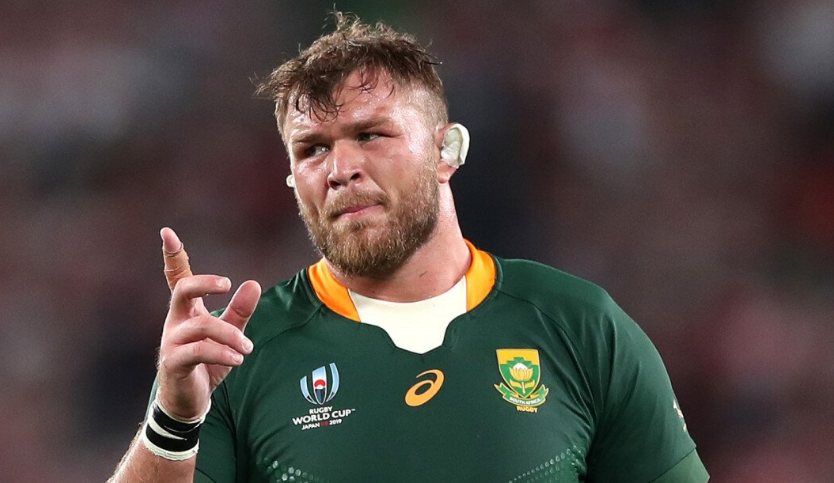 Ulster ficha a Duane Vermeulen y da positivo por nuevo coronavirus