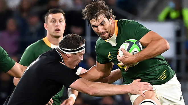 Eben Etzebeth lidera a Springboks muy cambiados contra All Blacks