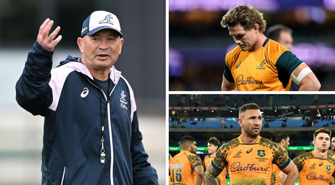 ‘Qué demonios’: el equipo de la Copa Mundial de Eddie Jones polariza al público