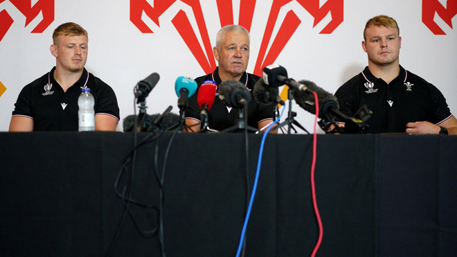 Warren Gatland nombrado equipo de la Copa Mundial de Rugby de Gales, Devi Lake y Jacques Morgan nombrados co-capitanes