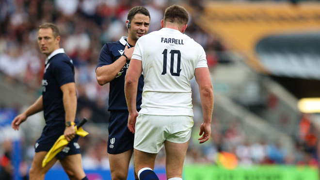 Tarjeta roja a Owen Farrell anulada, el capitán de Inglaterra recibe un respiro en la Copa Mundial de Rugby